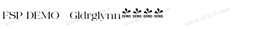 FSP DEMO   Gldrglynn字体转换